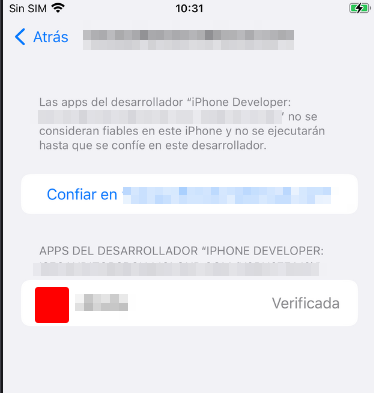 Developer verification